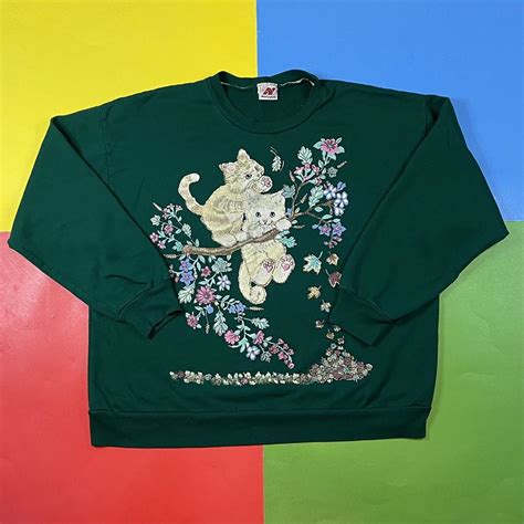 Cozy up in style with our Vintage Cat Sweatshirt
